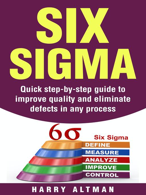 Title details for Six Sigma by Harry Altman - Available